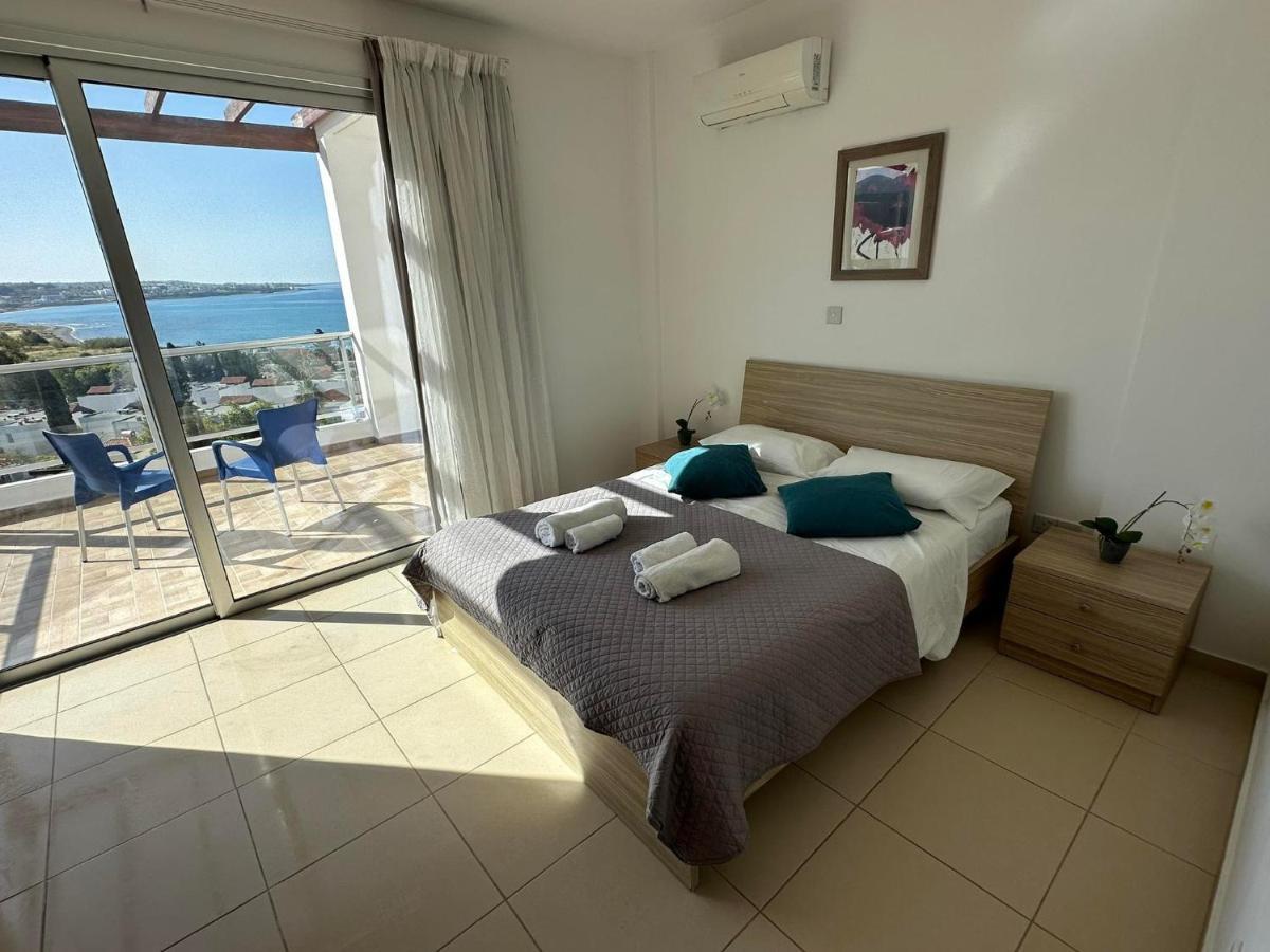 Villa Aqua Sunrise 1Km From Beach With Sea Views Kólpos tón Korallíon Eksteriør bilde